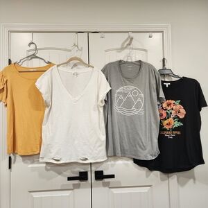 Price For All Four!  Plus Size Short Sleeve Tees